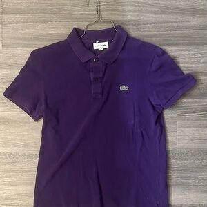 Lacoste Purple Polo Shirt